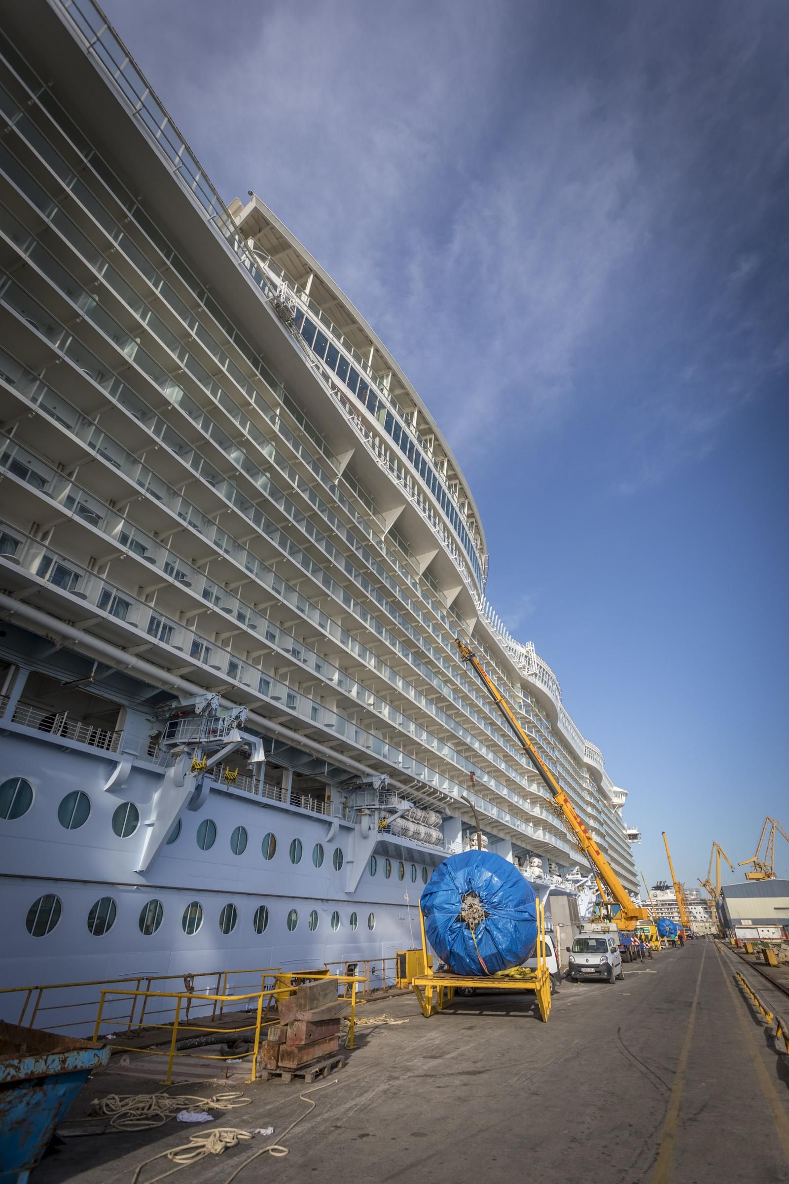 Reparación del 'Oasis of the Seas' en Navantia Cádiz