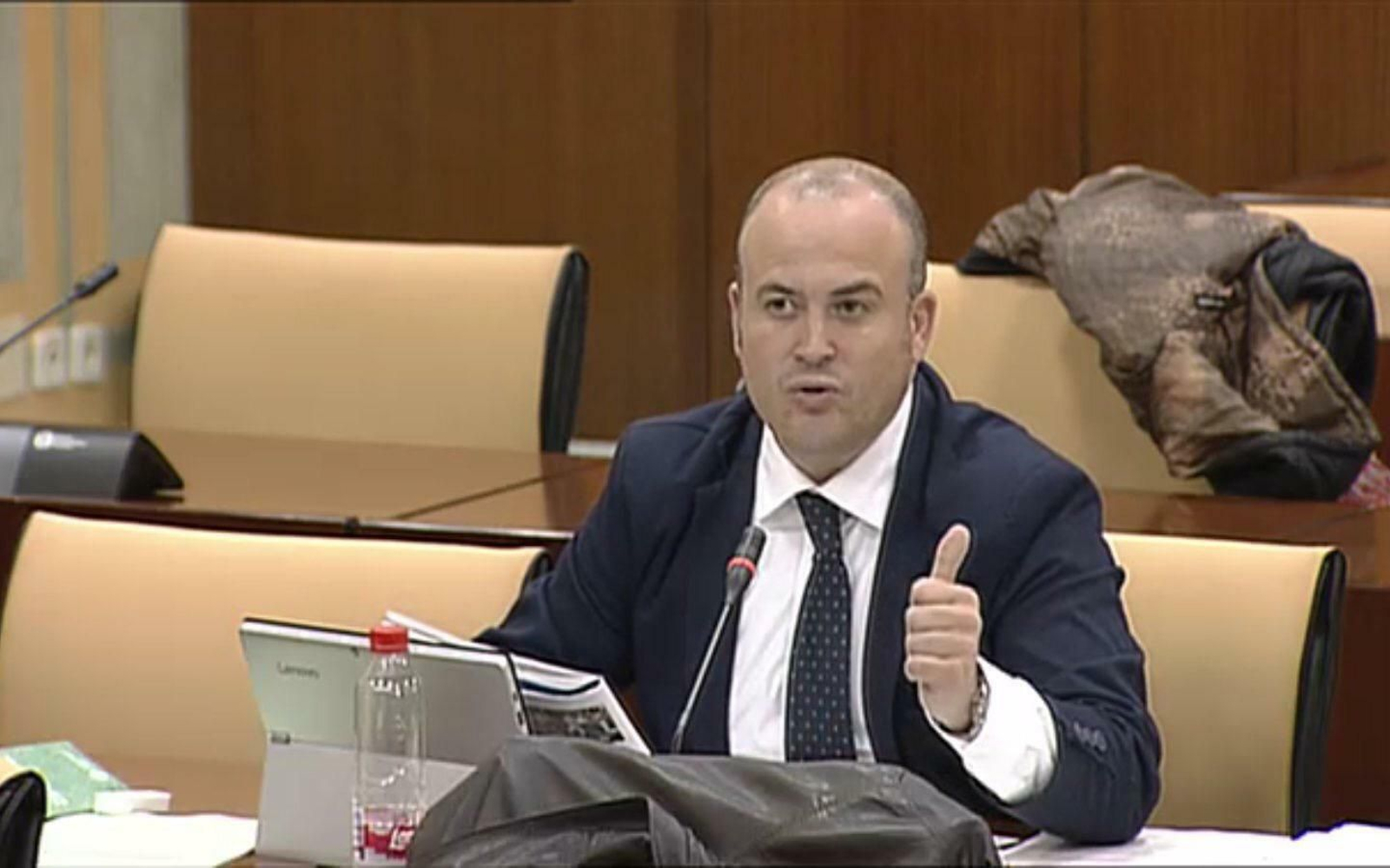 El también vicepresidente del Parlamento de Andalucía, Julio Díaz