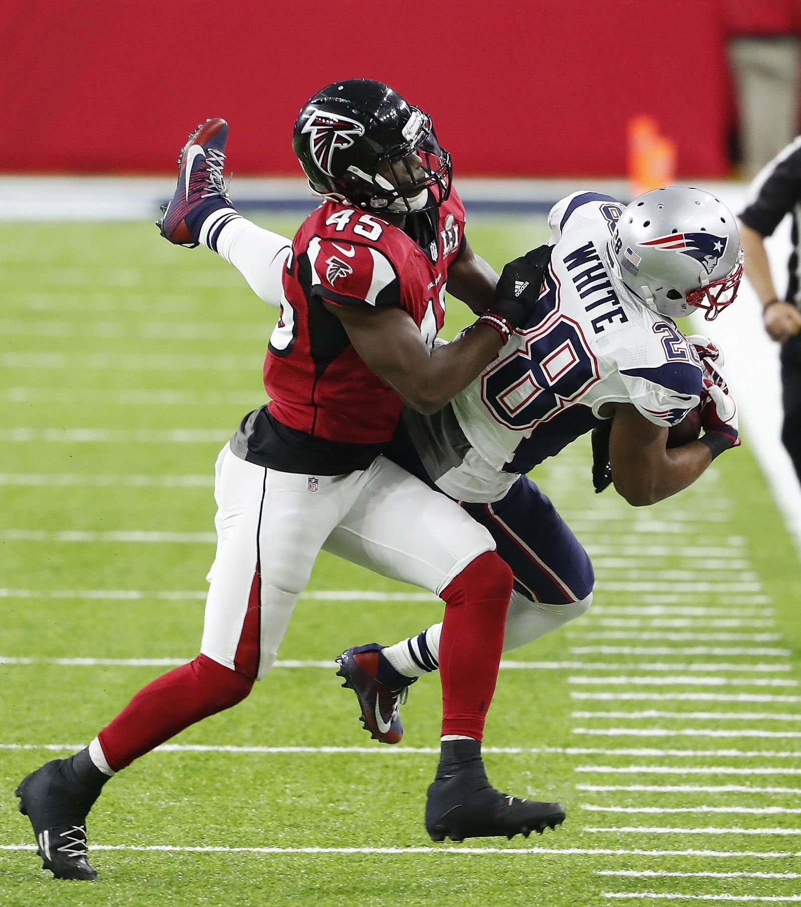 La final de la Super Bowl entre los Patriots y los Falcons