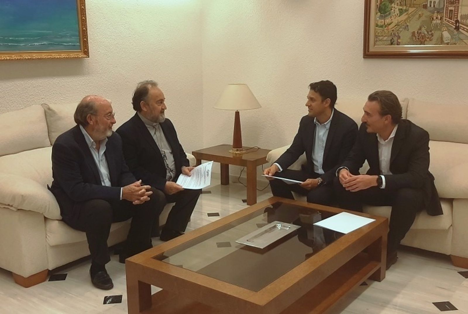 Miguel Aguirre, Juan José Aguirre, Leopoldo Izquierdo y Juan Miguel Luque.
