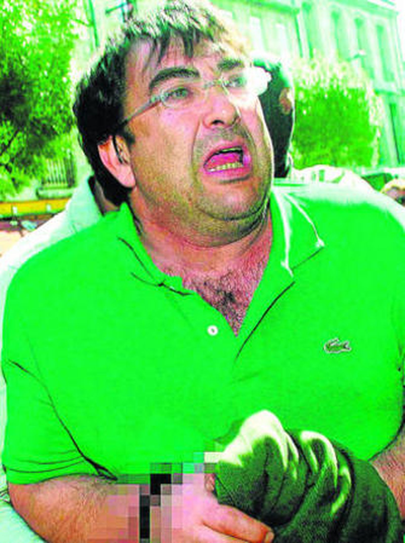 Javier López Peña, alias 'Thierry', en el momento de su detención en Burdeos.