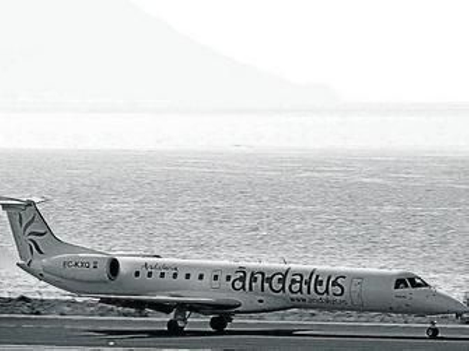 Imagen de un avión de la compañía Ándalus.