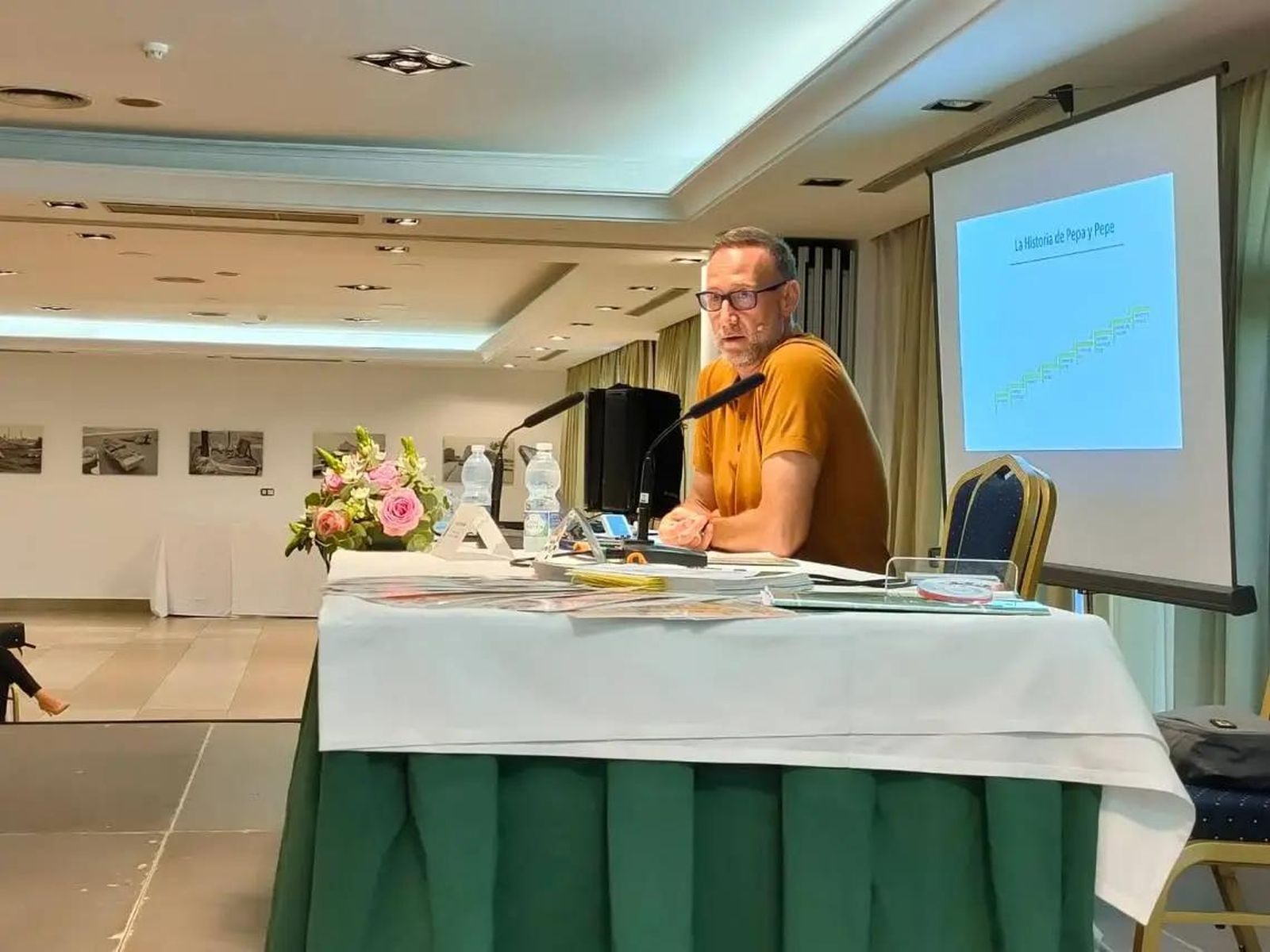 Pedro García Aguado en la conferencia de clausura del COF.