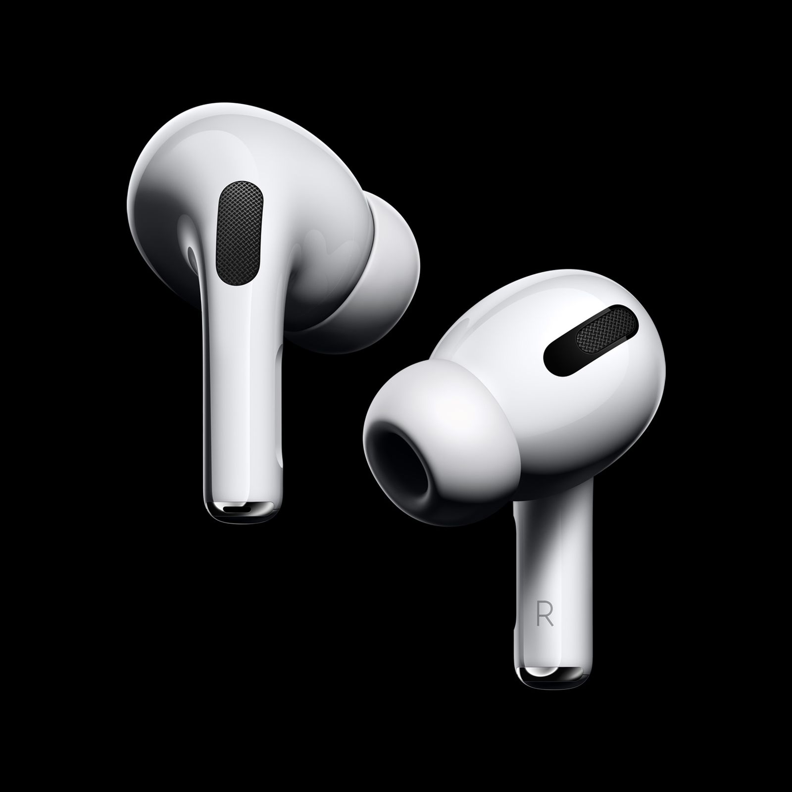 Vista de los AirPods Pro de Apple.