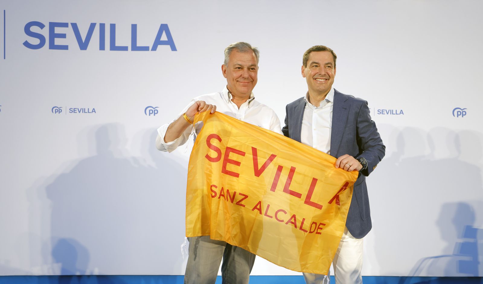 Las imágenes del inicio de campaña del Partido Popular, en Sevilla