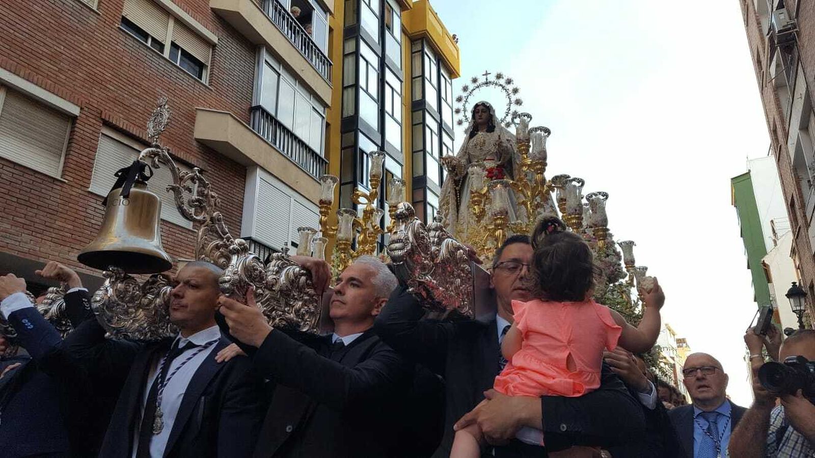 La Virgen del Rocío este sábado.