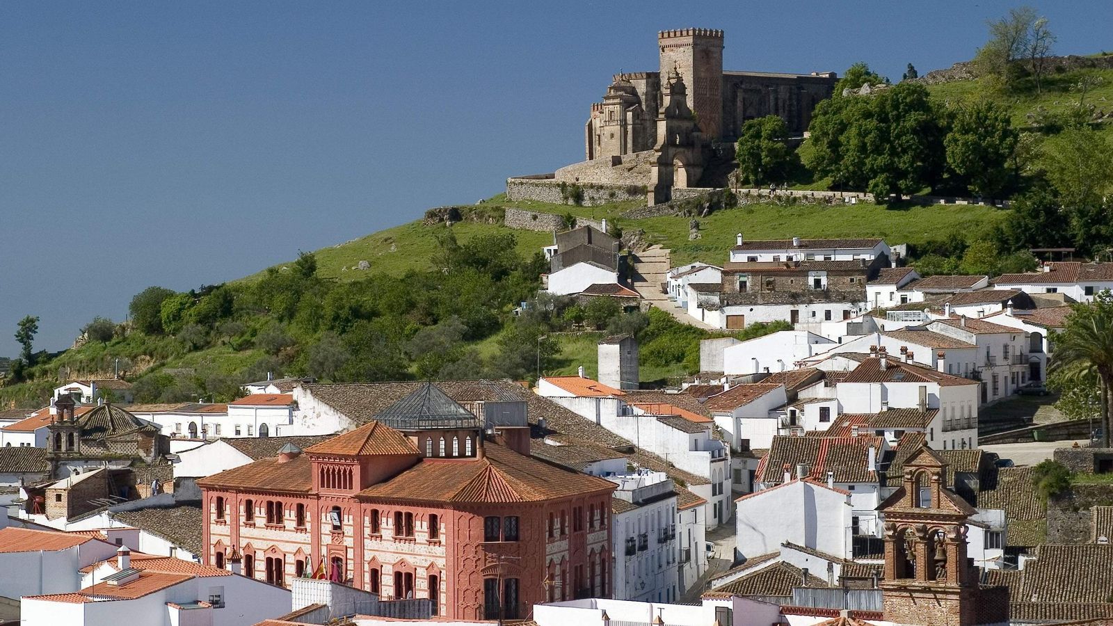 Vista panorámica del Castillo de Aracena, en una imagen de archivo.