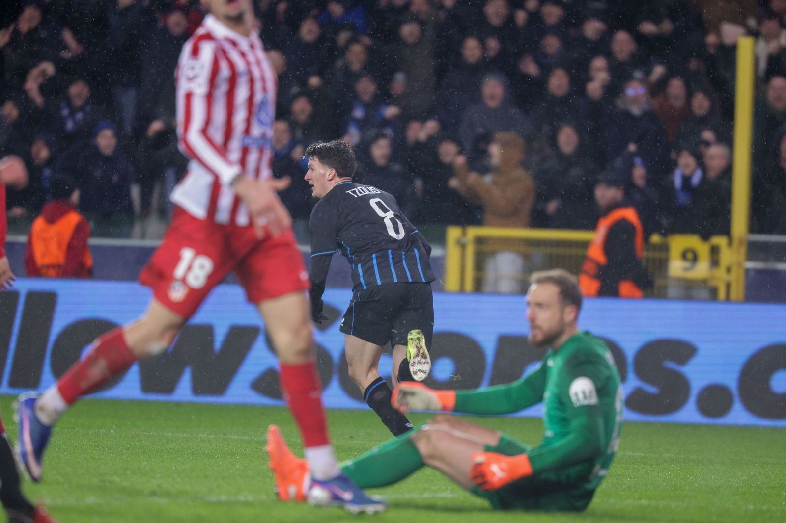 Las fotos del Brujas-Atlético de Madrid