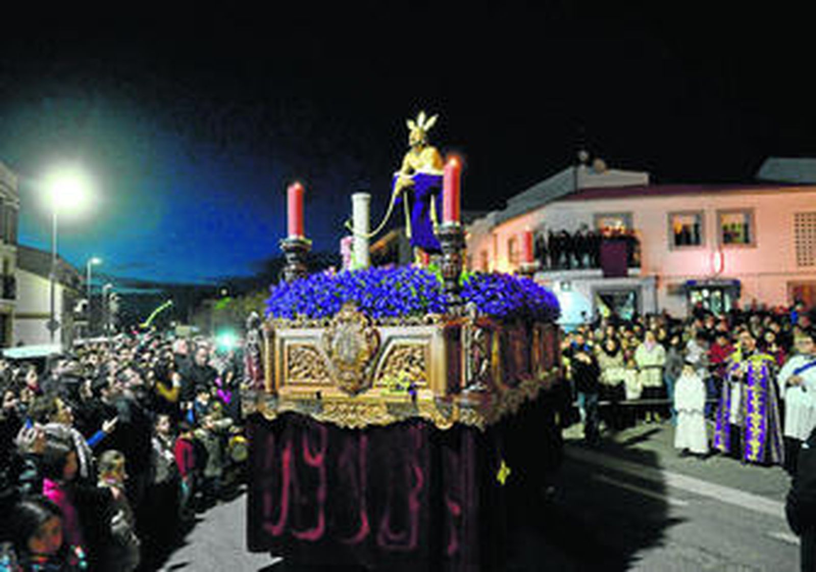 Nuestro Padre Jesús del Silencio, tras su salida de San Gregorio.