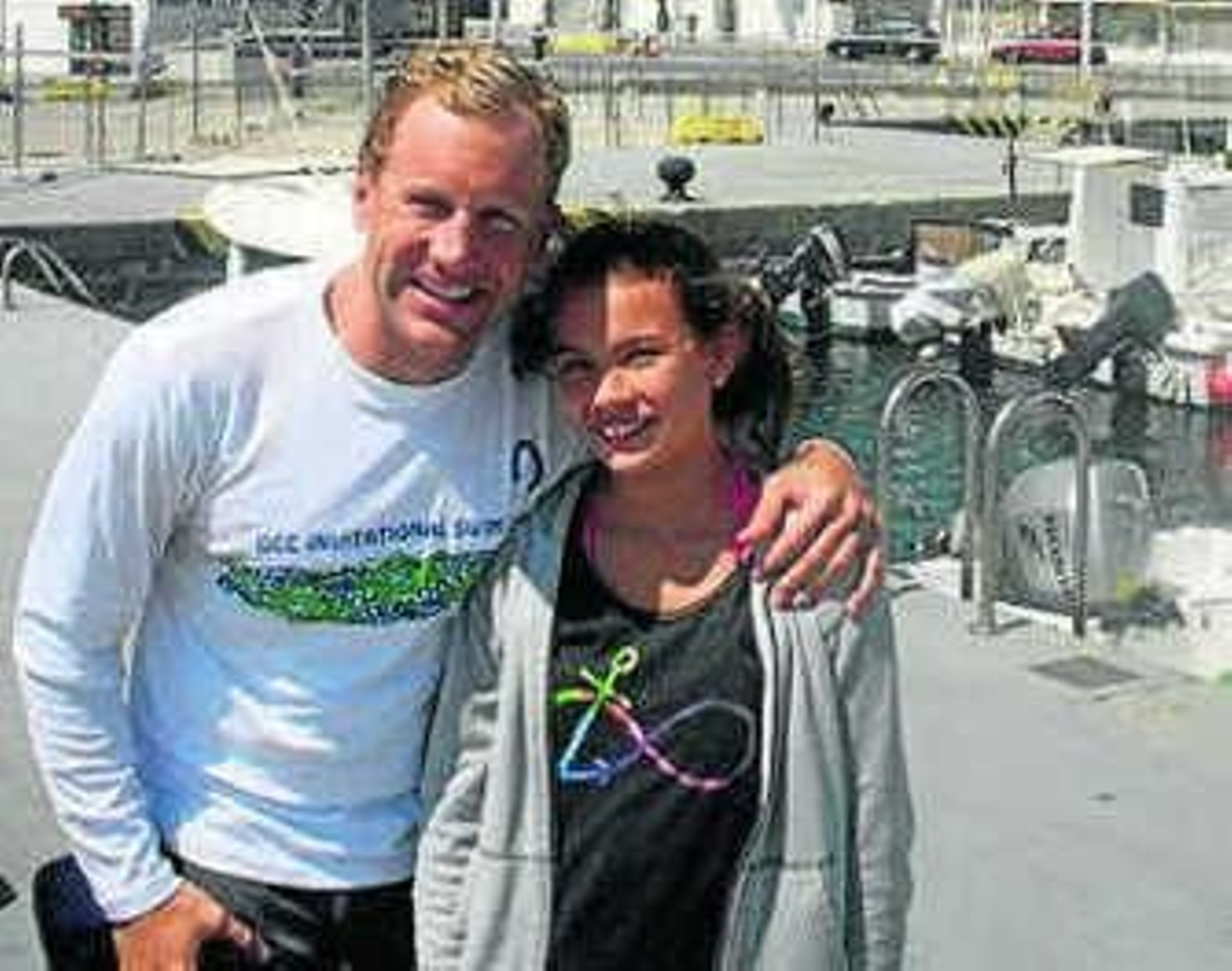 Minaglia, ayer en Tarifa.