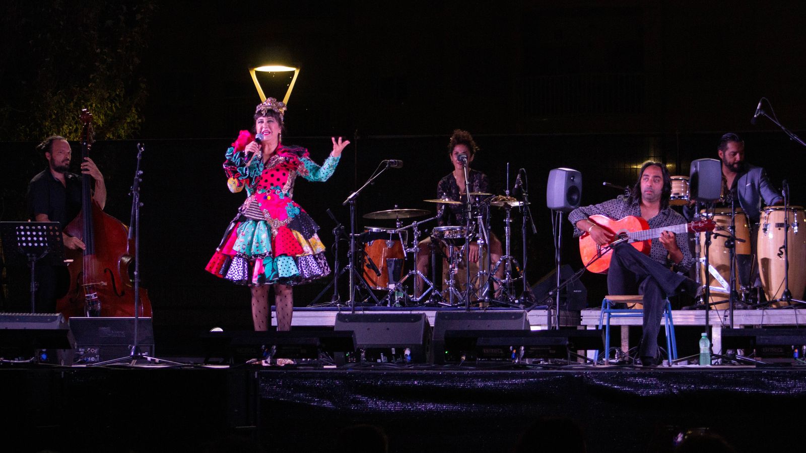 Maui de Utrera y Carlos de Jacoba durante la actuación