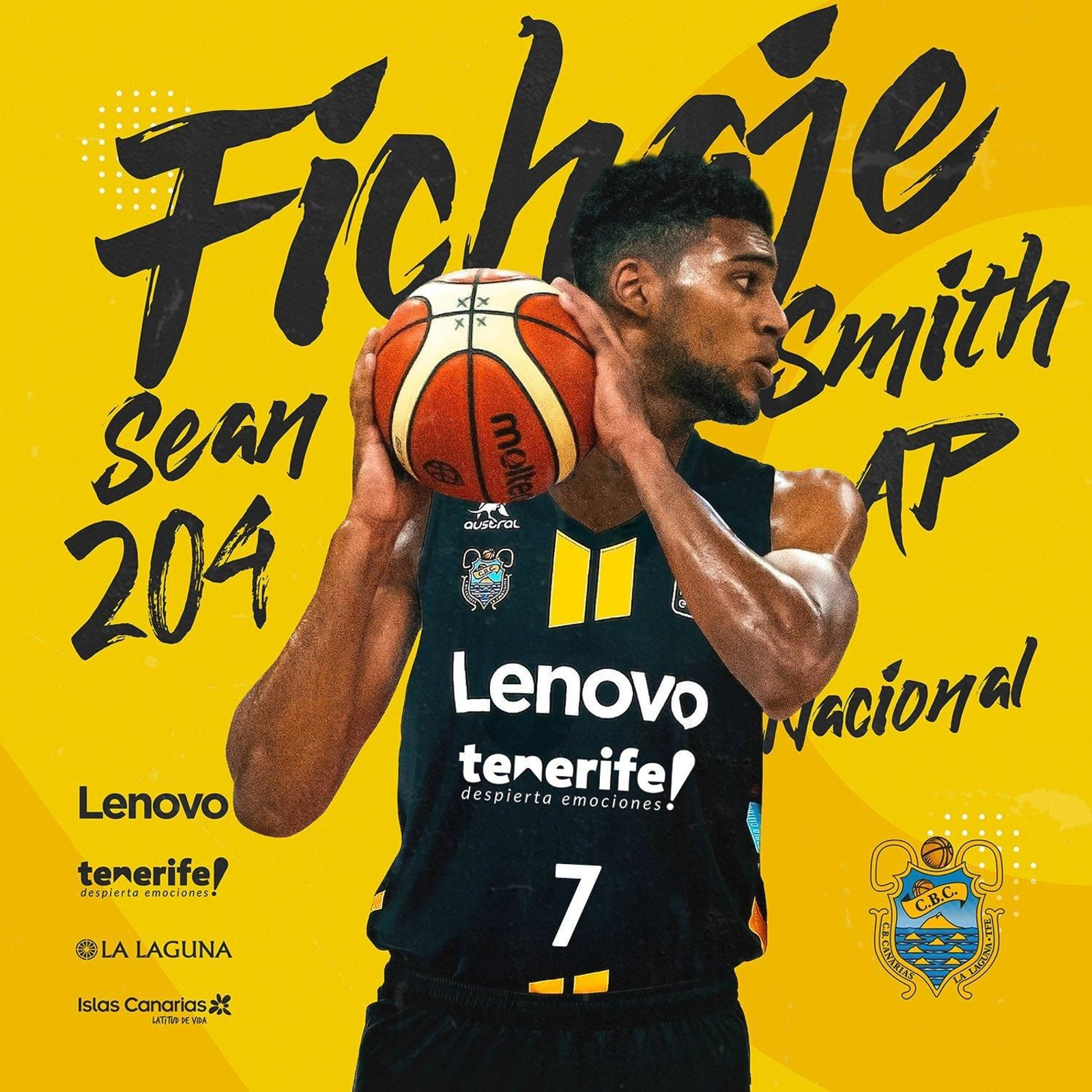 Sean Smith, nuevo jugador del Lenovo Tenerife.