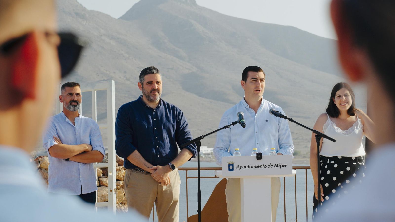 El alcalde de Níjar, José Francisco Garrido, pone en valor el festival para romper la estacionalización del turismo.