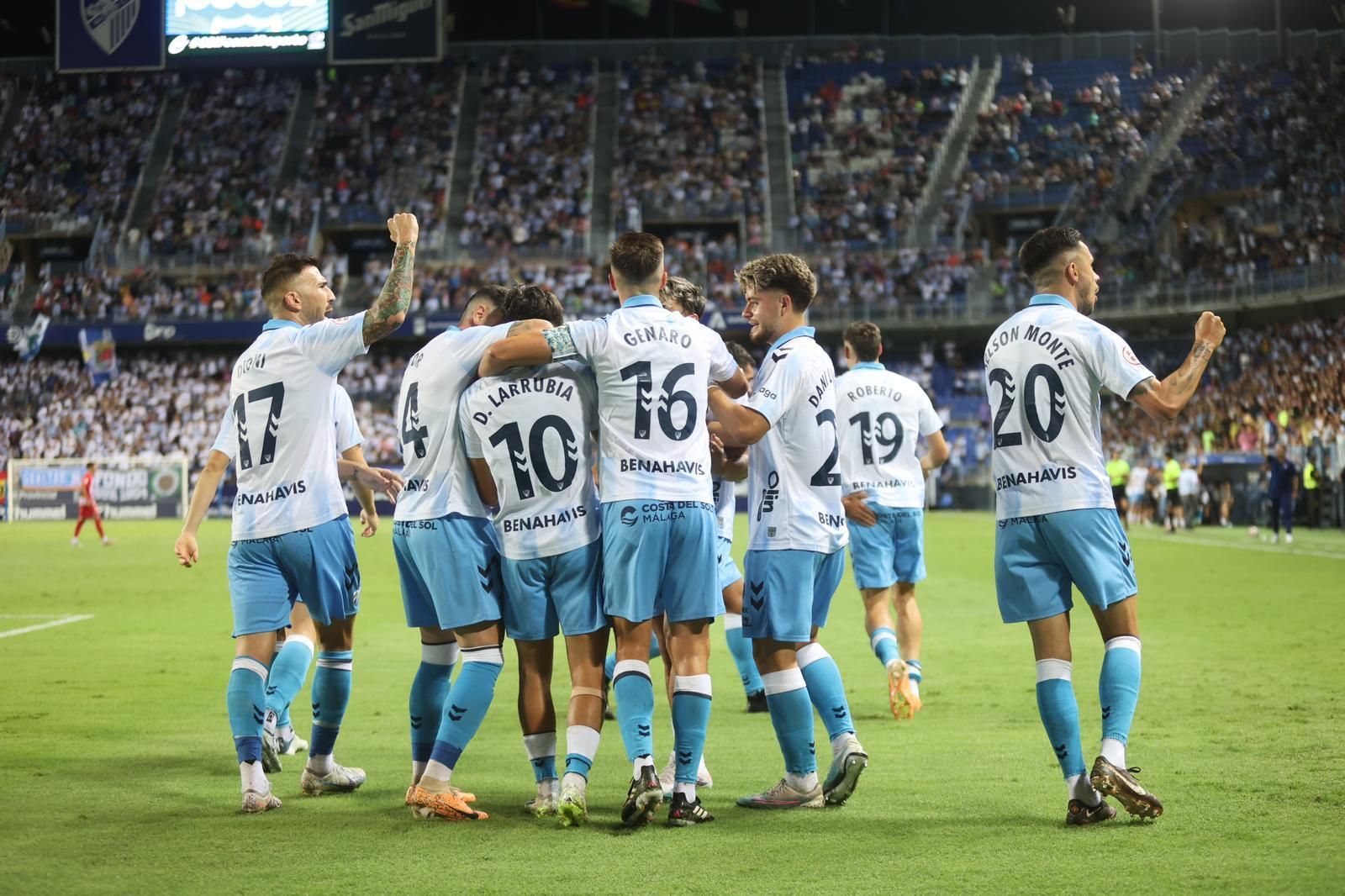 El Málaga CF-Atlético de Madrid B, en fotos