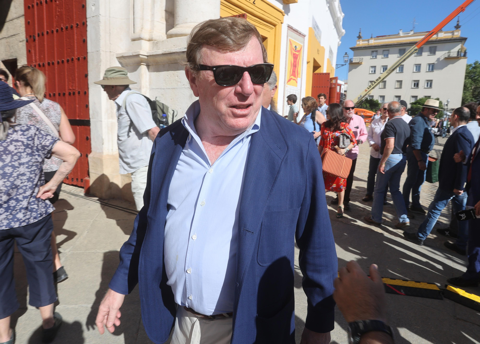 Ambiente en la Puerta del Príncipe de la Maestranza