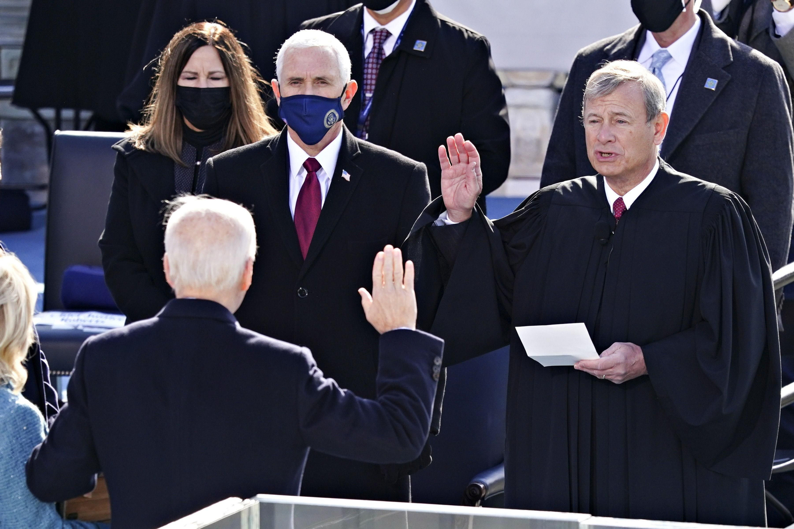 Las imágenes de la toma de posesión de Joe Biden como presidente de EEUU