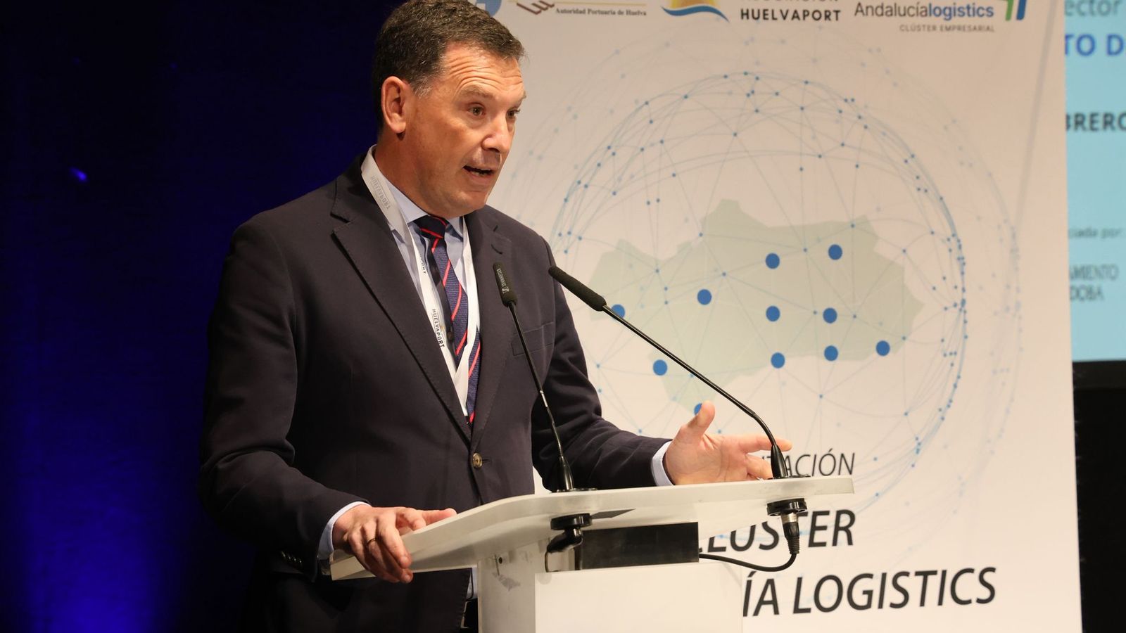 Presidente del Puerto de Huelva, Alberto Santana.