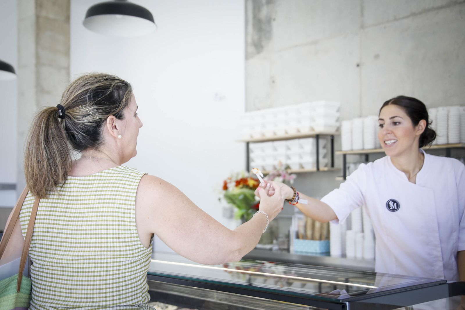 Imágenes de la heladería Marconata en Almería
