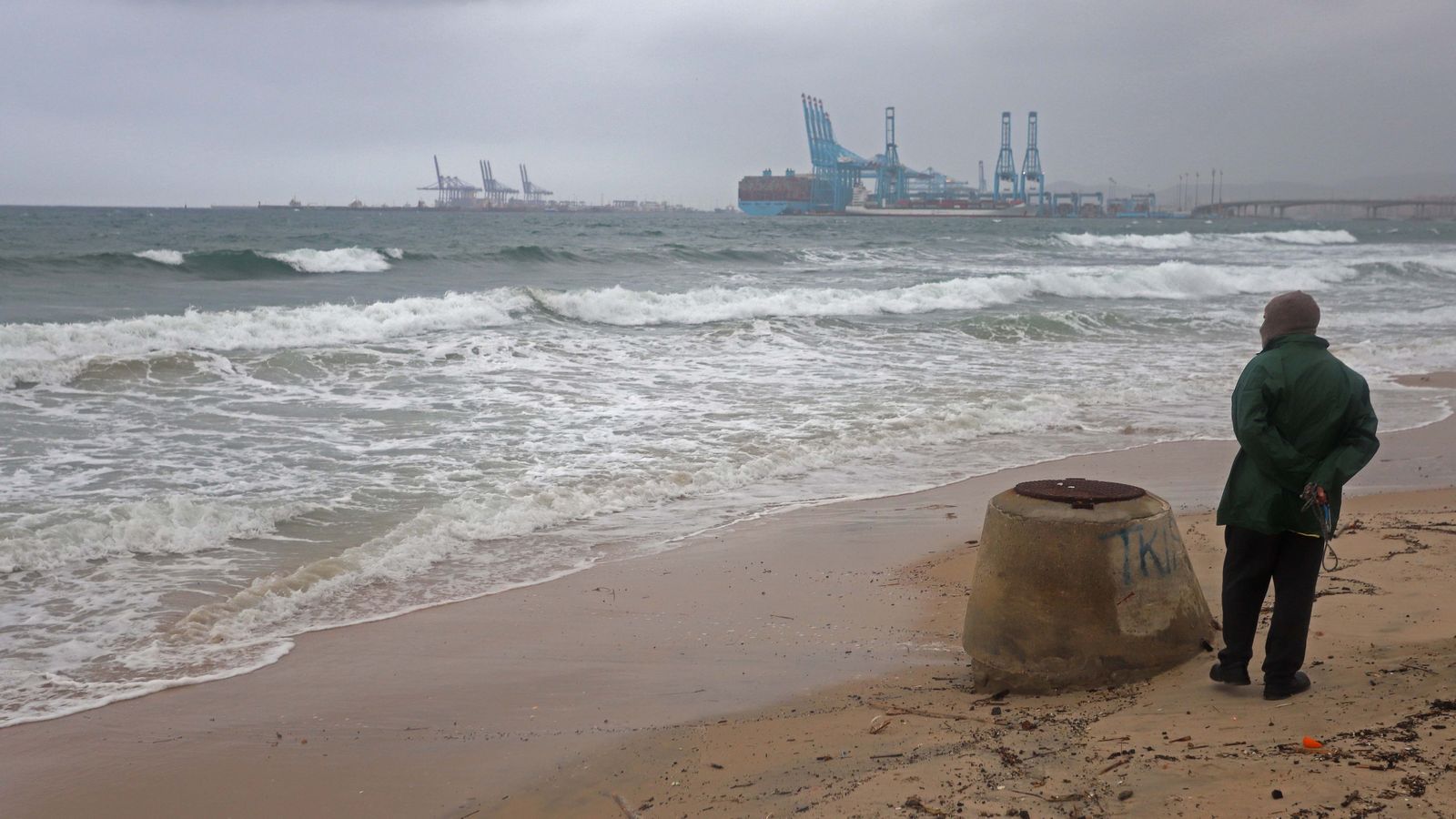 Fotos del temporal de levante en el Campo de Gibraltar