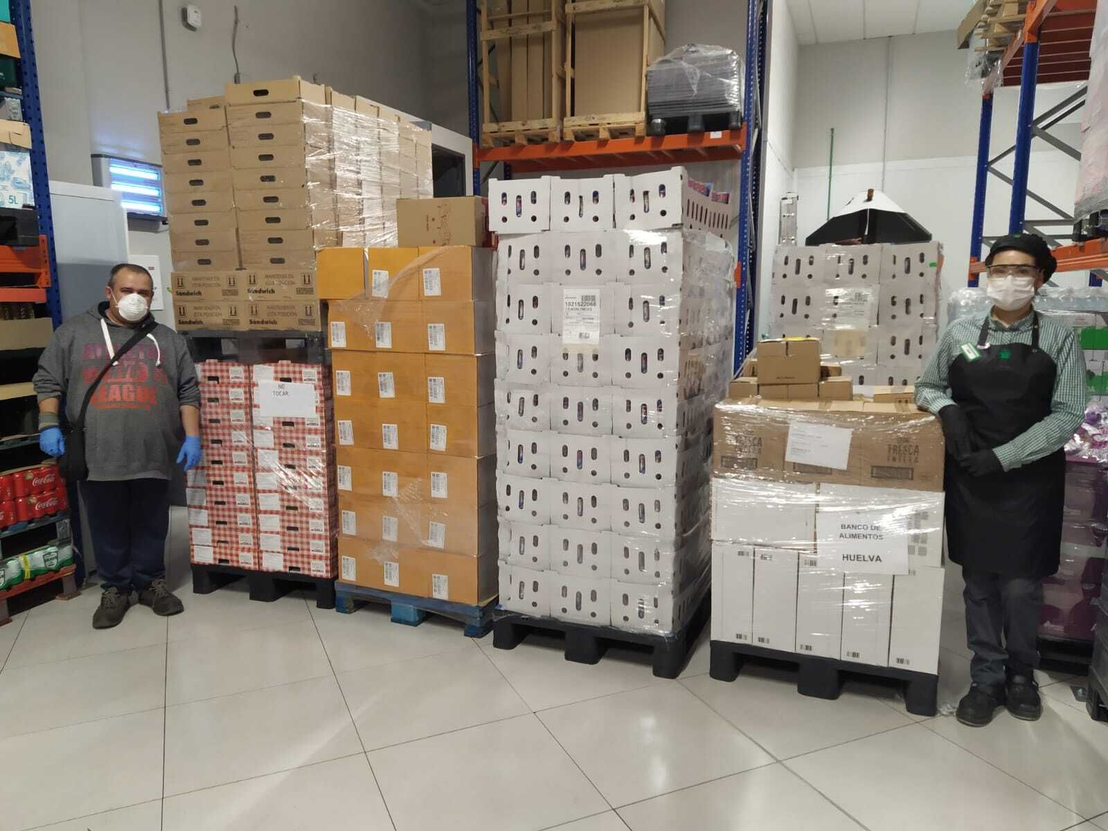 Almacén del Banco de Alimentos de Huelva.