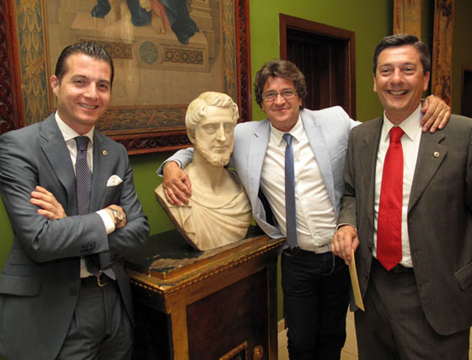 Los ‘leones ‘ Fernando Porta, Raúl Lancharro y Javier Carnerero.

Foto: Victoria Ramírez