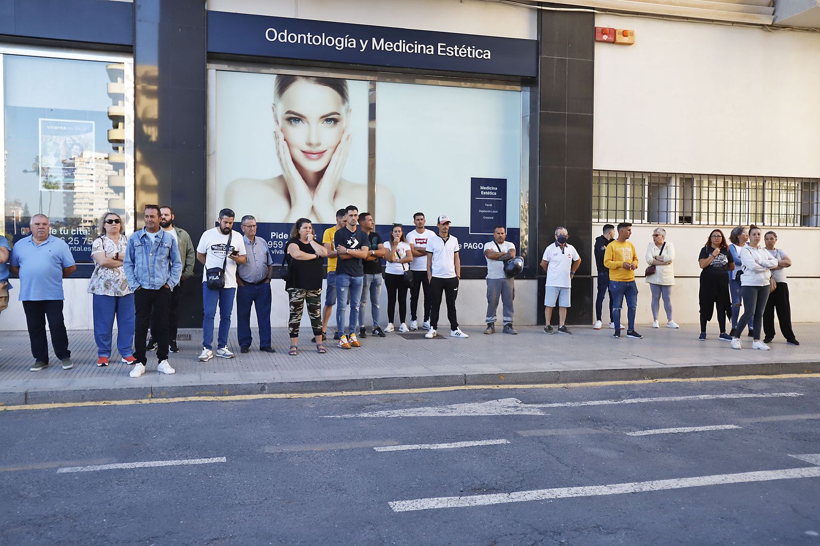 Llegada a los juzgados del detenido por el atropello mortal en Gibraleón