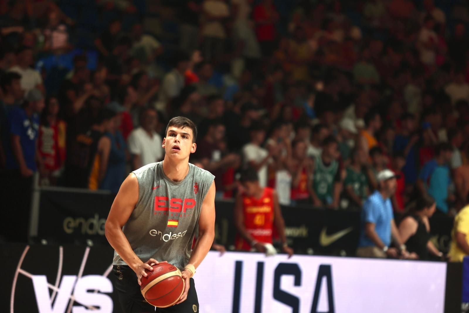 Las imágenes del España-Estados Unidos en el Martín Carpena