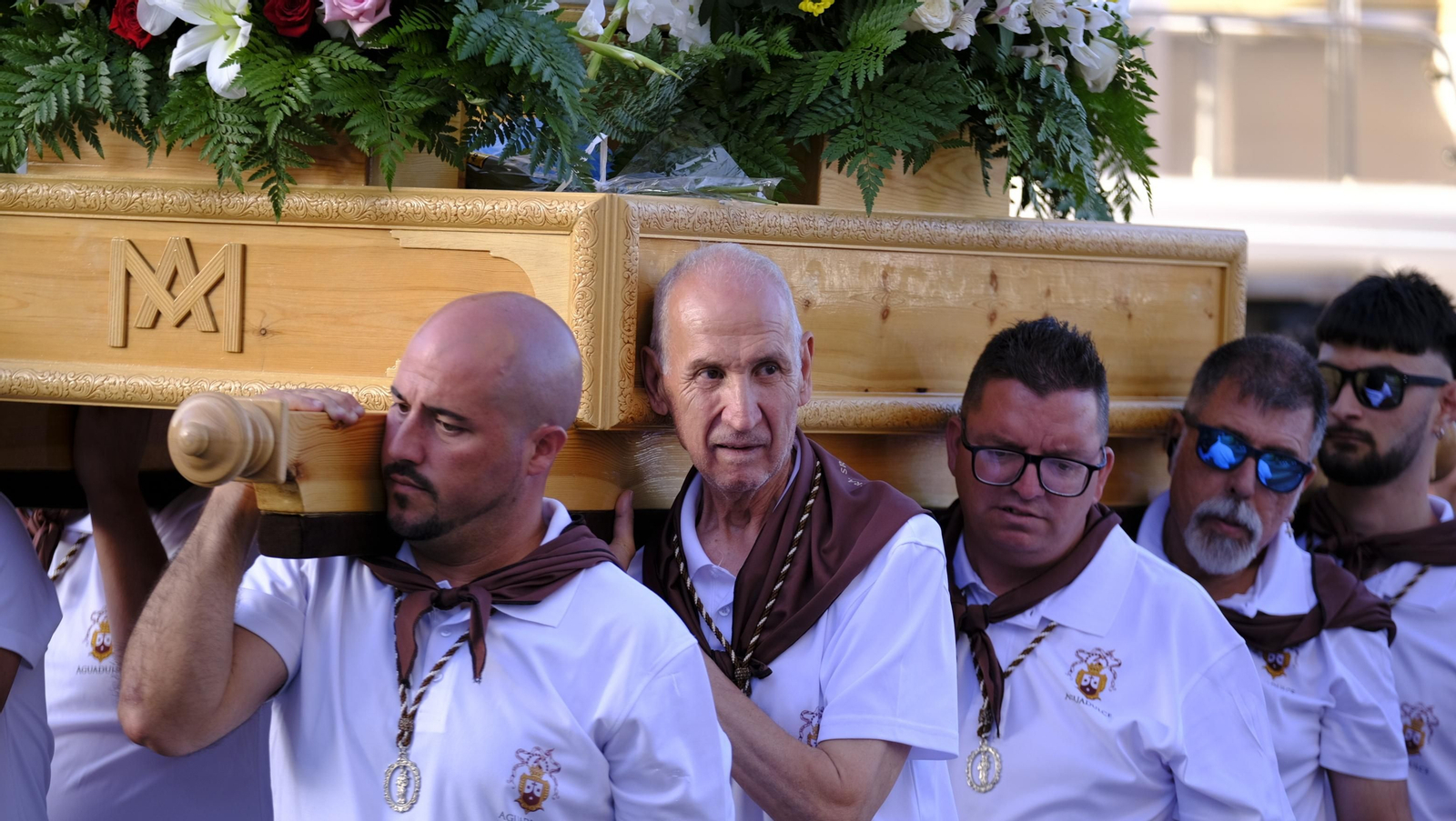 Procesión marinera  de la Virgen del Carmen en Aguadulce