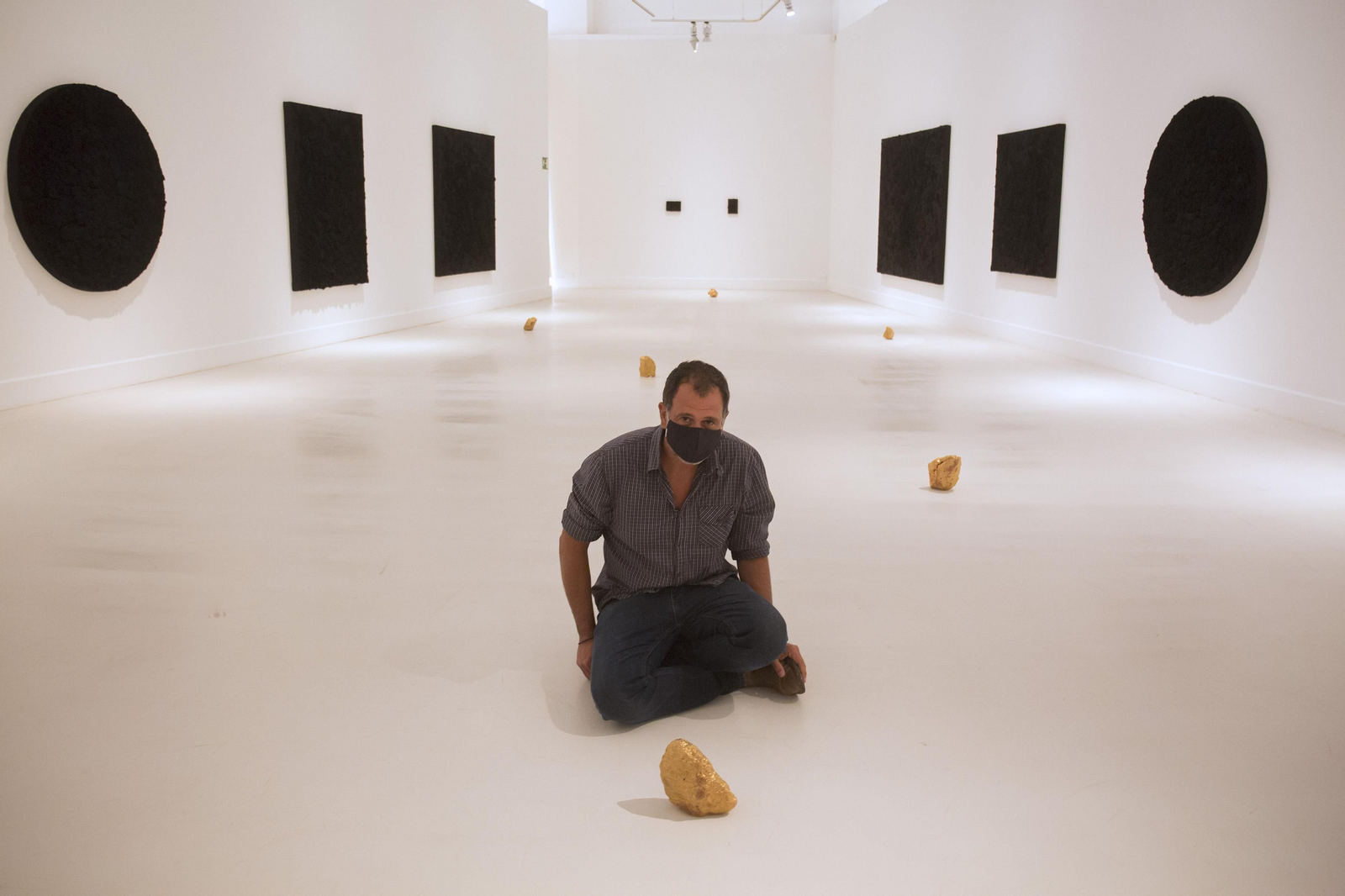 Bosco Sodi, este viernes, en el CAC Málaga.