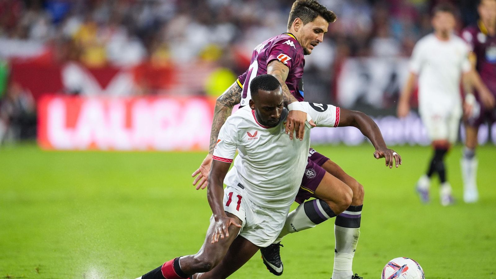 Las imágenes del Sevilla-Valladolid