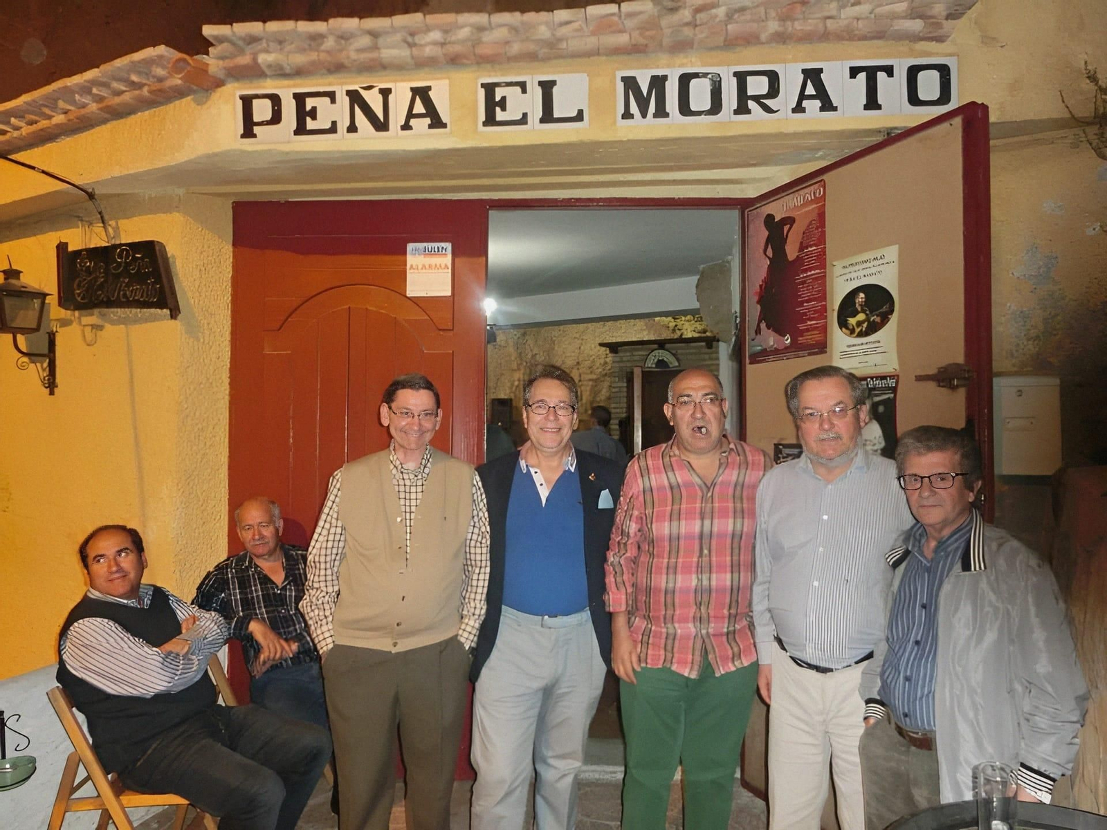 Antonio Segura López en la Peña El Morato de Almería