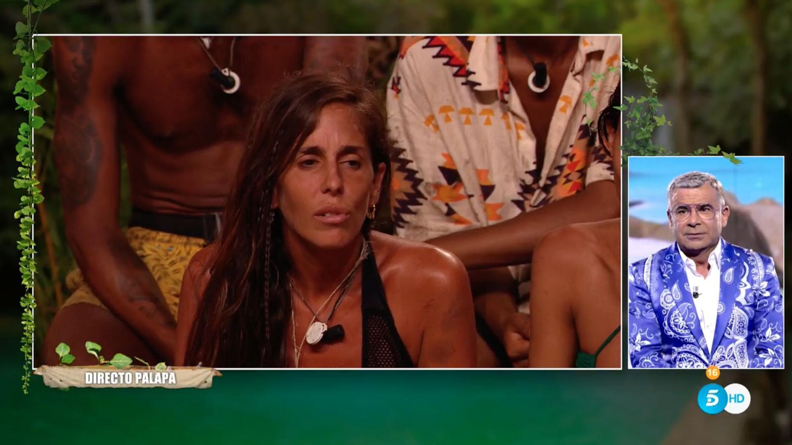 Jorge Javier Vázquez conecta con los concursantes en Supervivientes