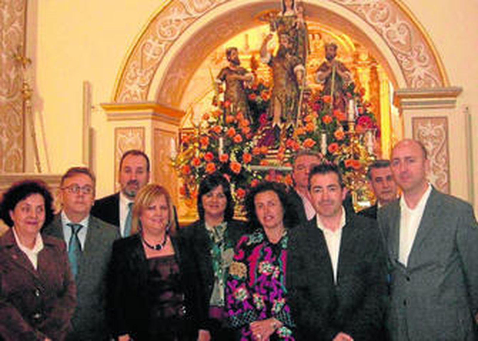 Charo Bono, Javier Sánchez, Jose M. Ortiz, Francisca Pérez, Enma Sola , Caridad Herrerías, Juan Manuel Morales, Antonio Ortiz, Félix Ortiz y Antonio Oliva.