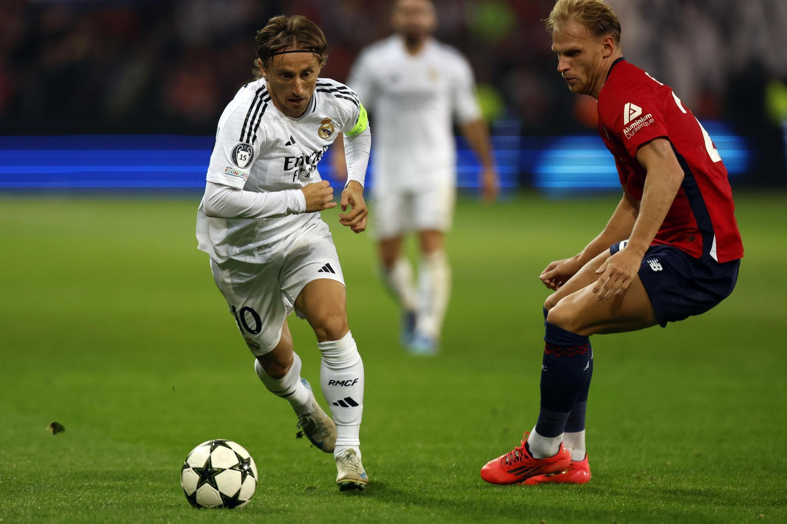 El Lille-Real Madrid, en fotos
