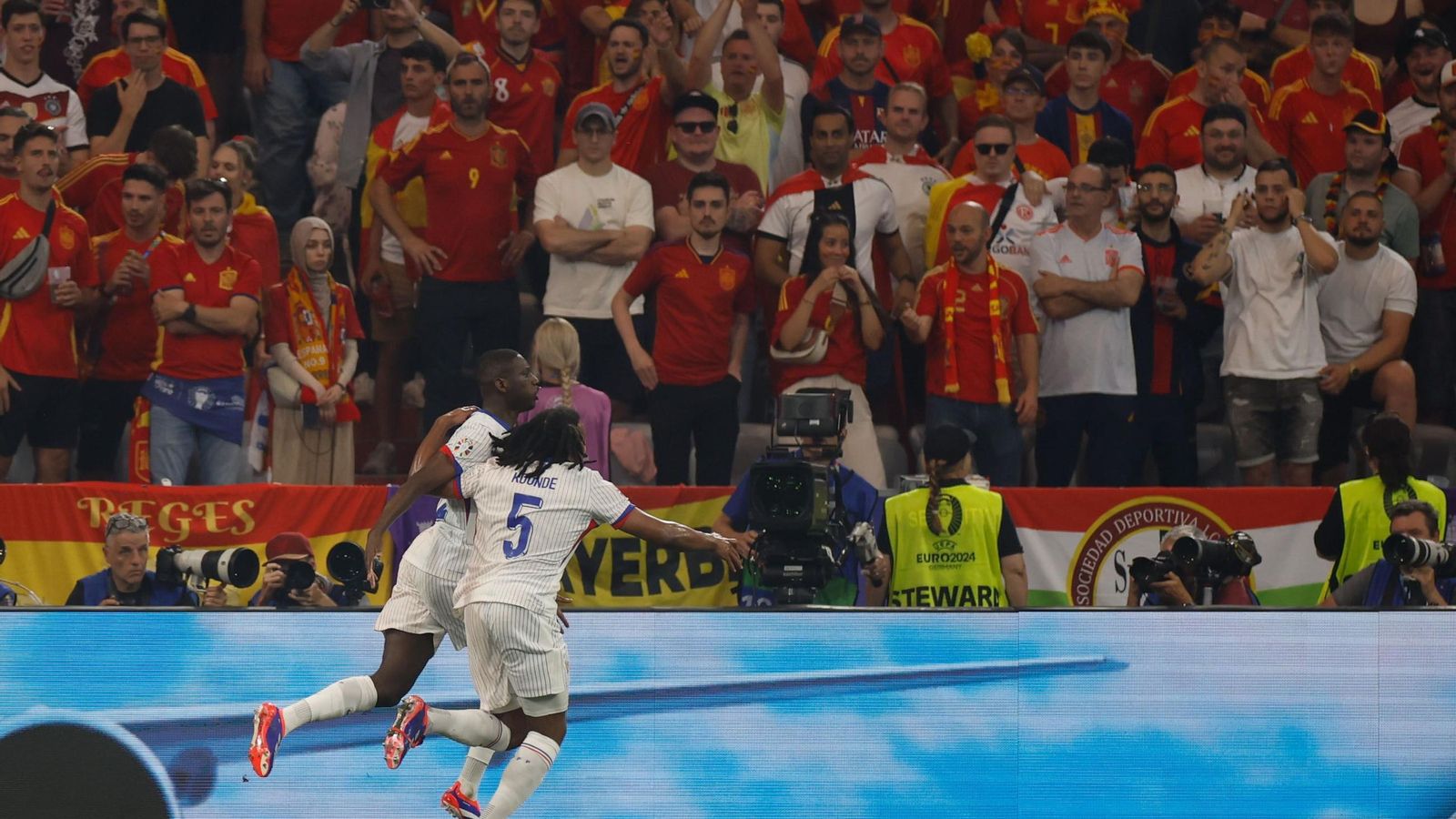 Las mejores imágenes del España - Francia