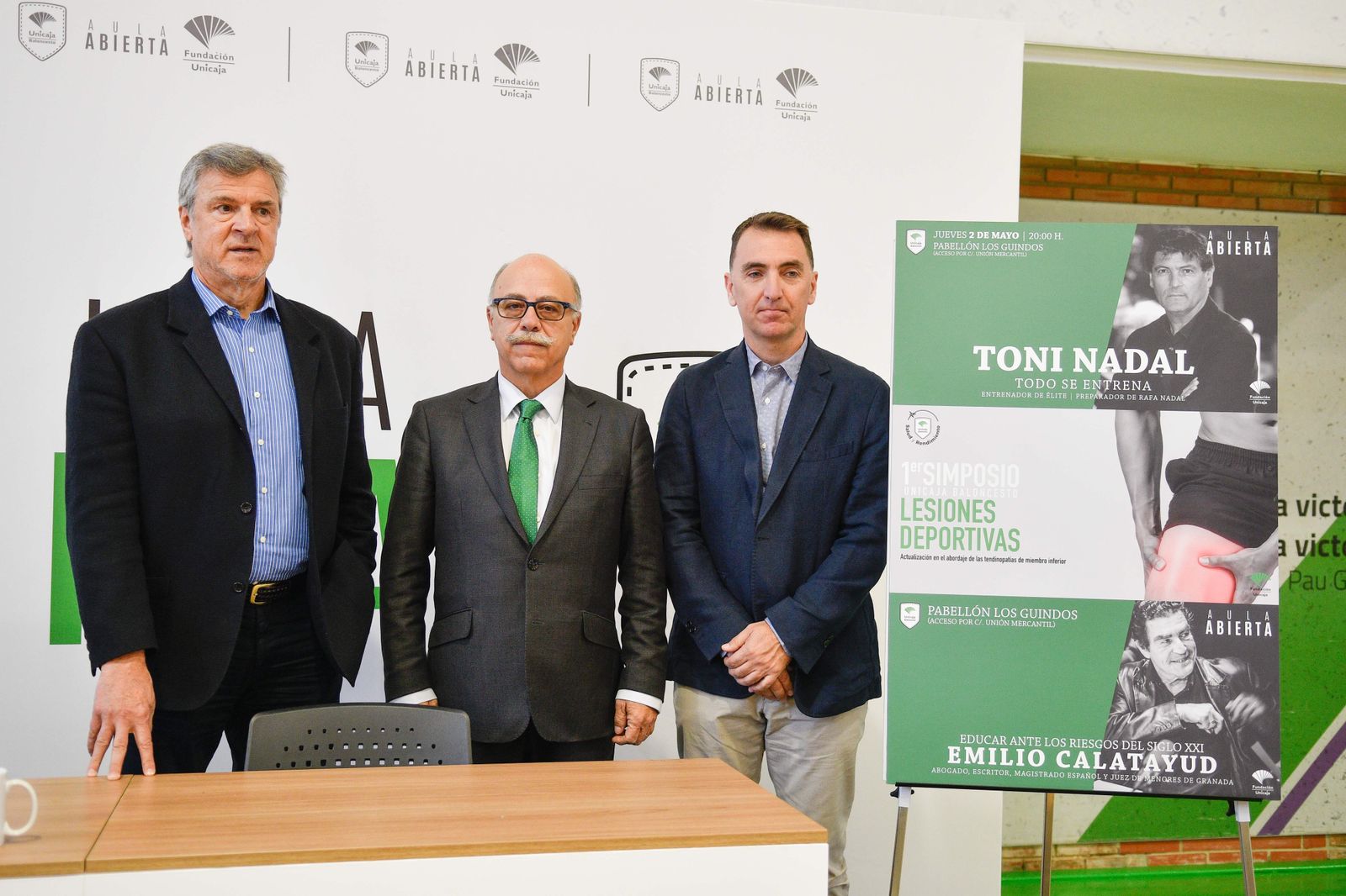 Paco Alonso, Eduardo García y Mario Bárbara.