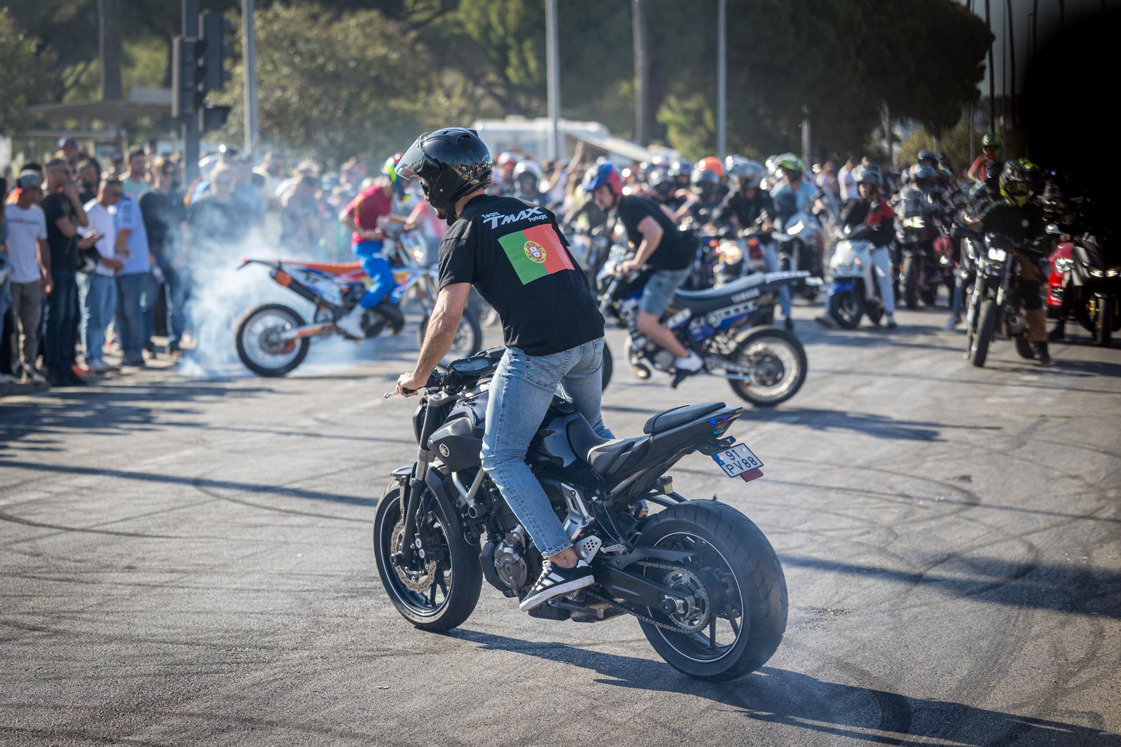 Las imágenes del sábado de Motorada en El Puerto por el Gran Premio de Motociclismo de Jerez 2025