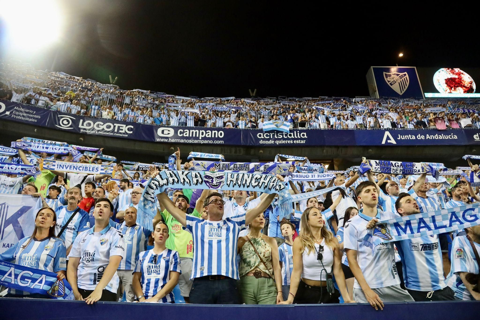 El Málaga CF-Nàstic, en fotos