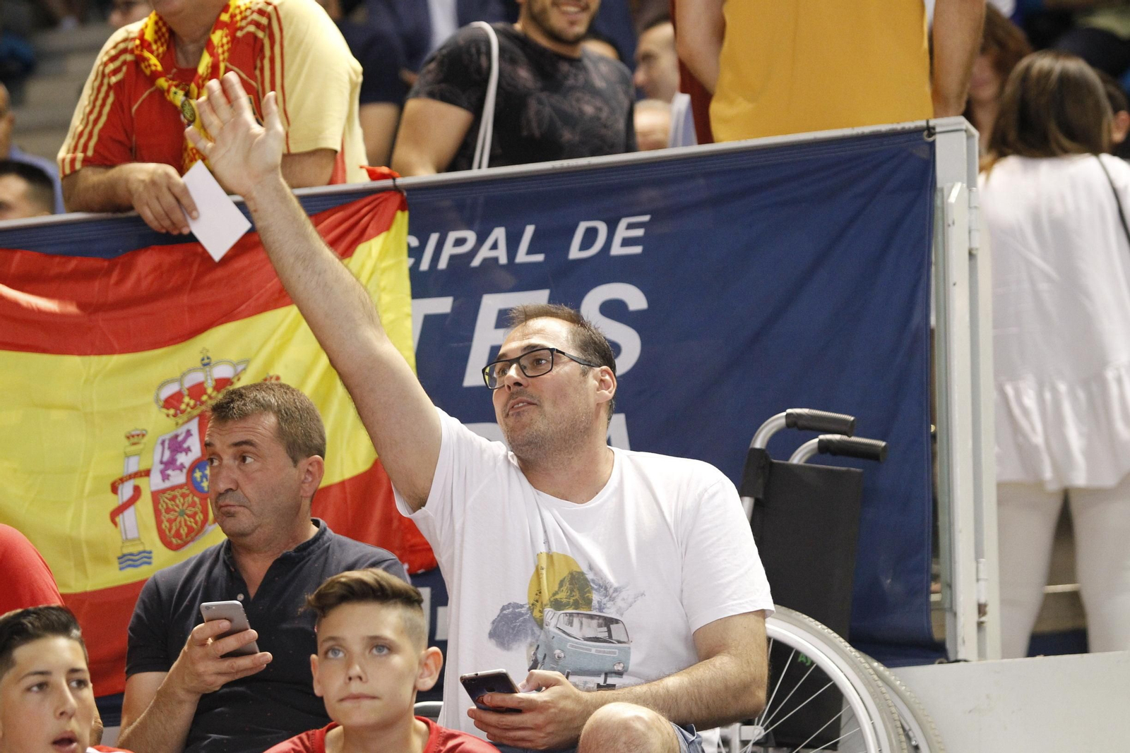 Fotogalería España-Suecia. Balonmano. Palacio Juegos Mediterráneos. Almería