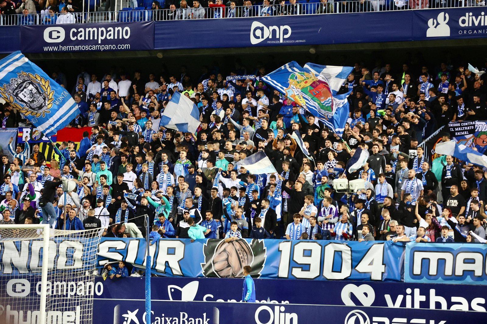 El Málaga CF-Córdoba, en fotos