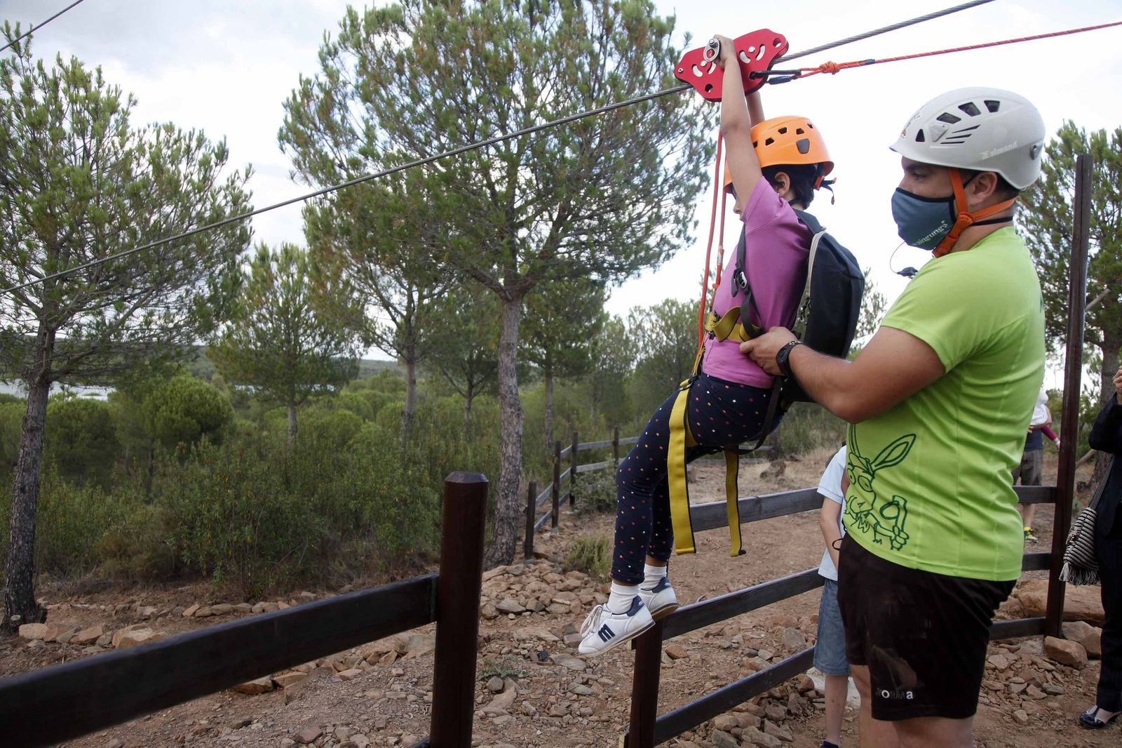 La tirolina de Waingunga es uno de los grandes atractivos de este verano.