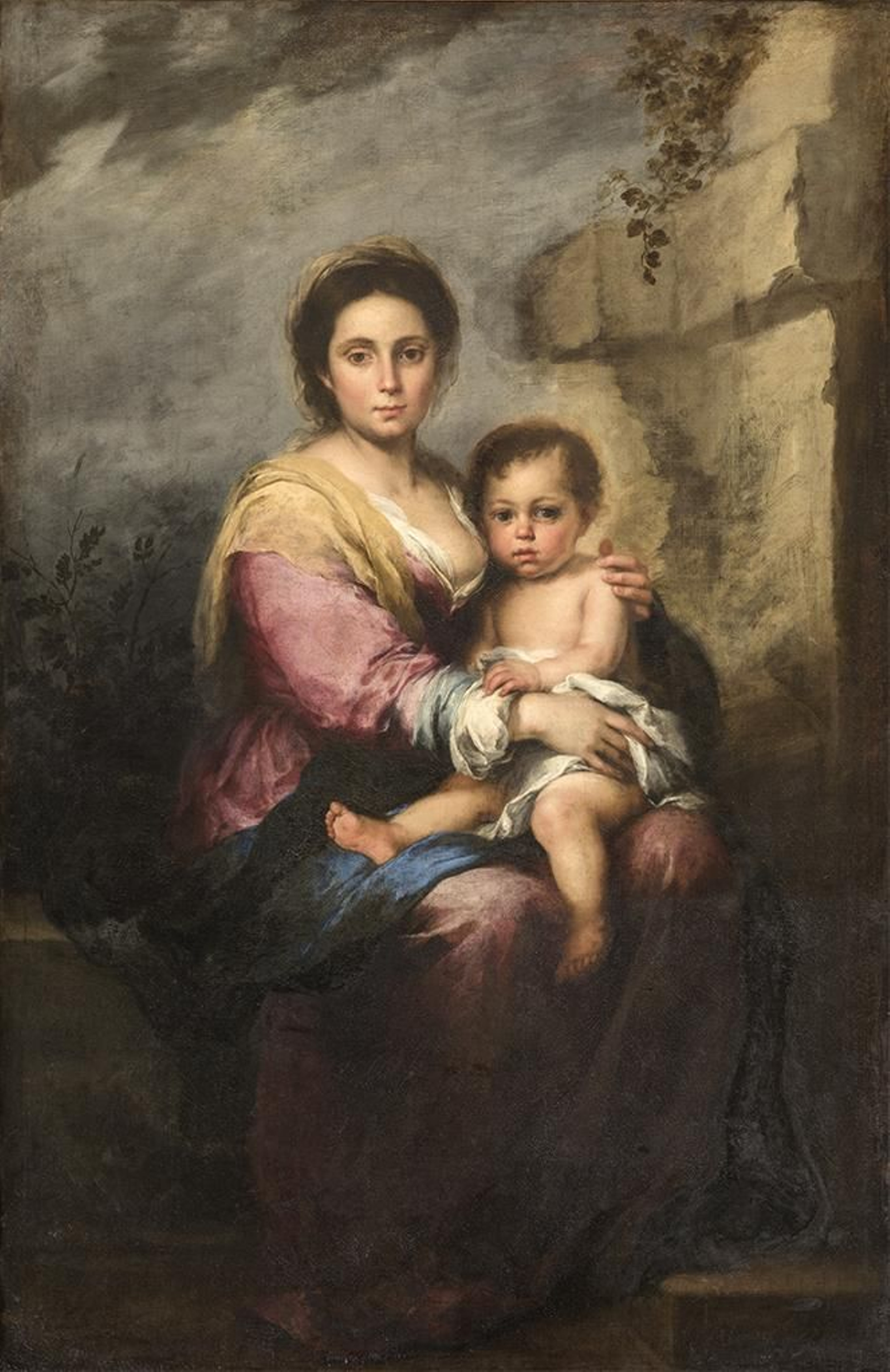 'Virgen con el Niño' h. 1675. Galleria Corsini de Roma