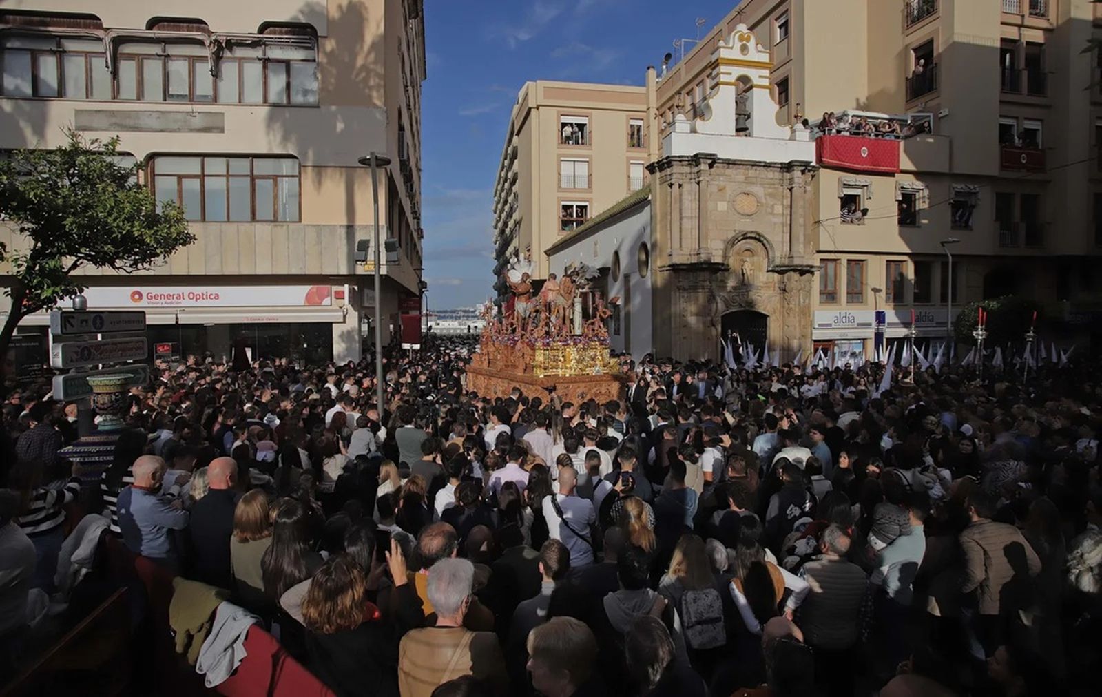 El Misterio de Jesús Atado a la Columna durante la salida de 2025.