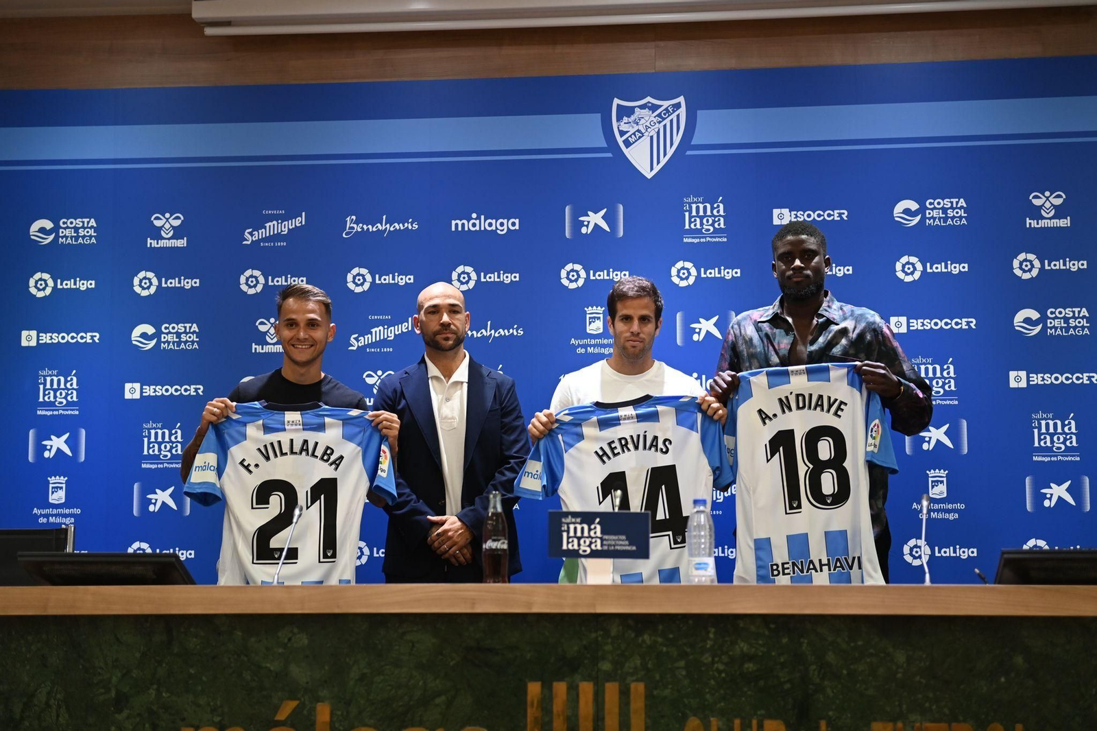 Las fotos de los últimos fichajes del Málaga CF