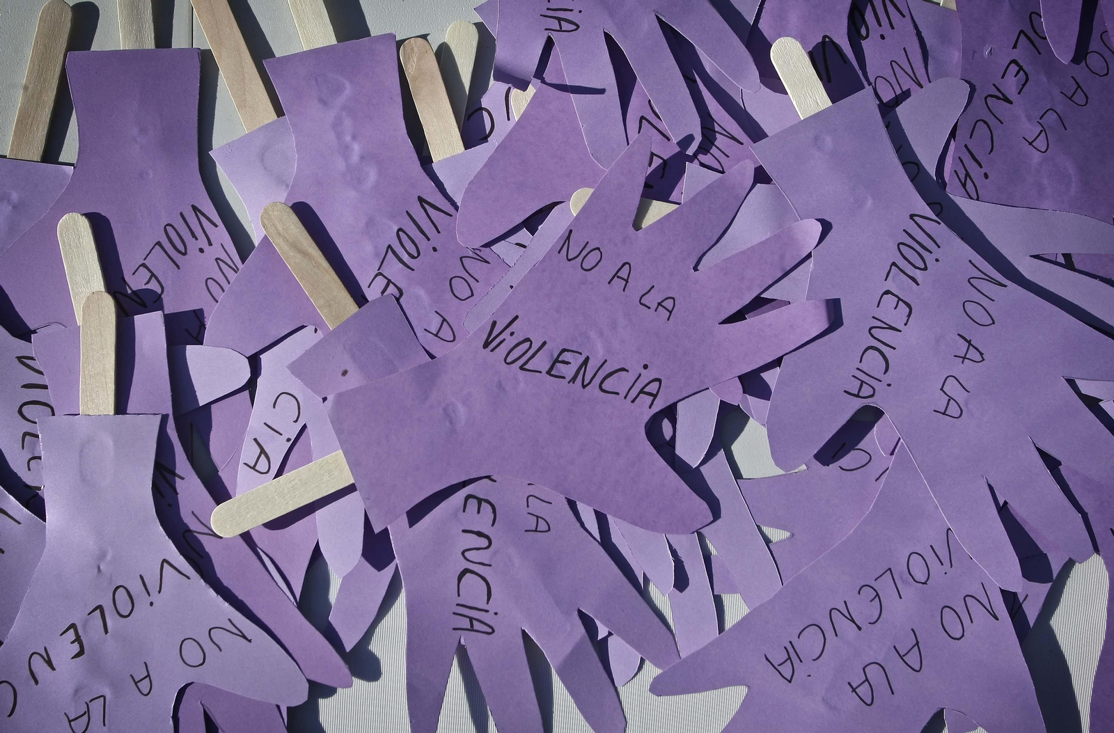 Manifestación contra la violencia de género en Algeciras