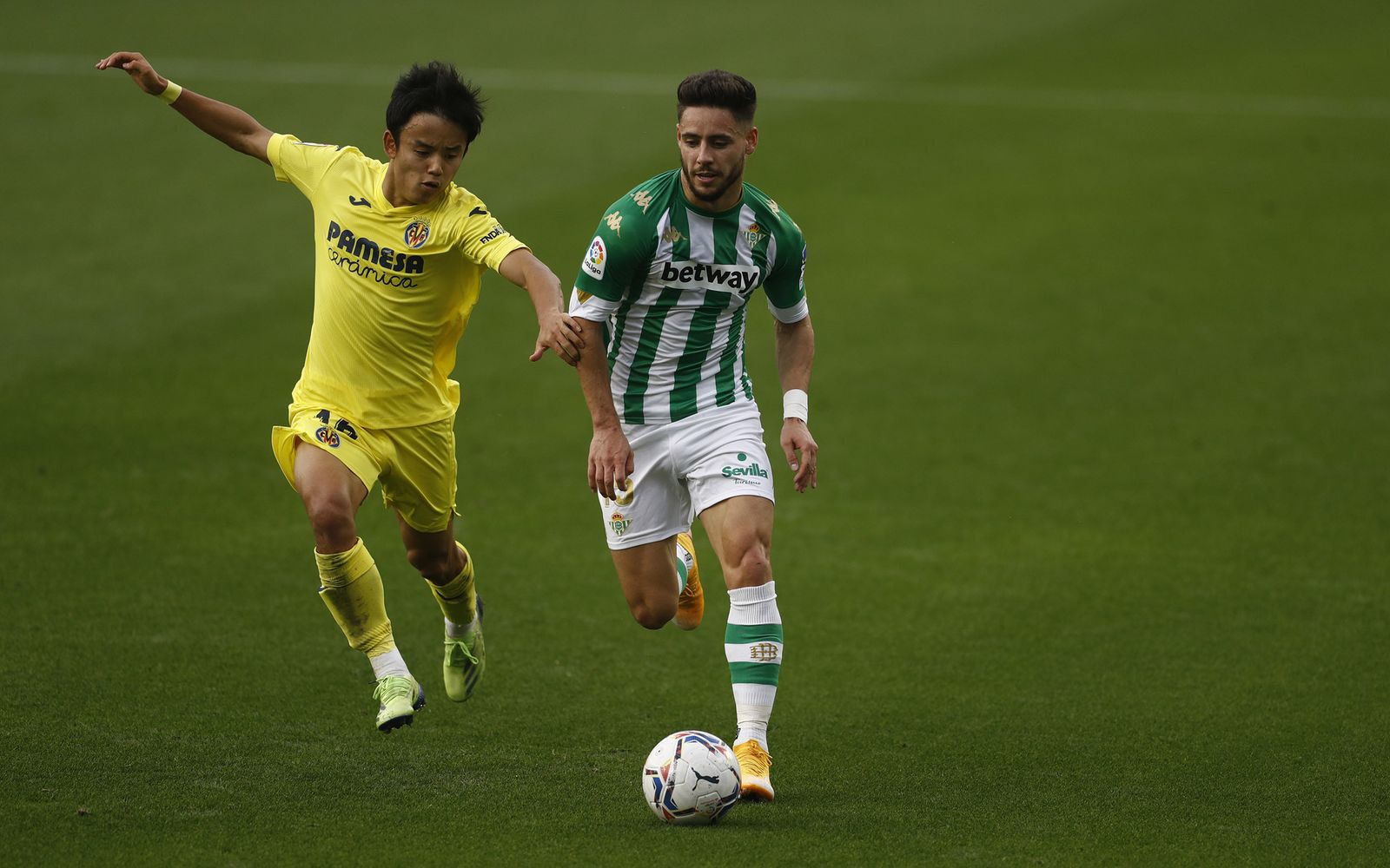 Las imágenes del Betis-Villarreal