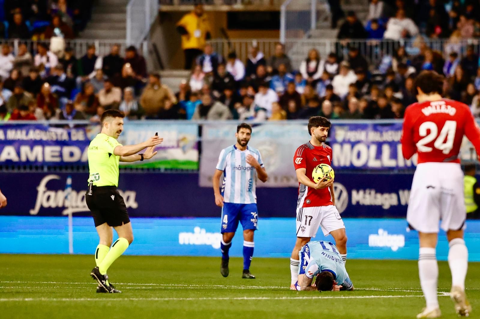 El Málaga CF-Albacete, en fotos