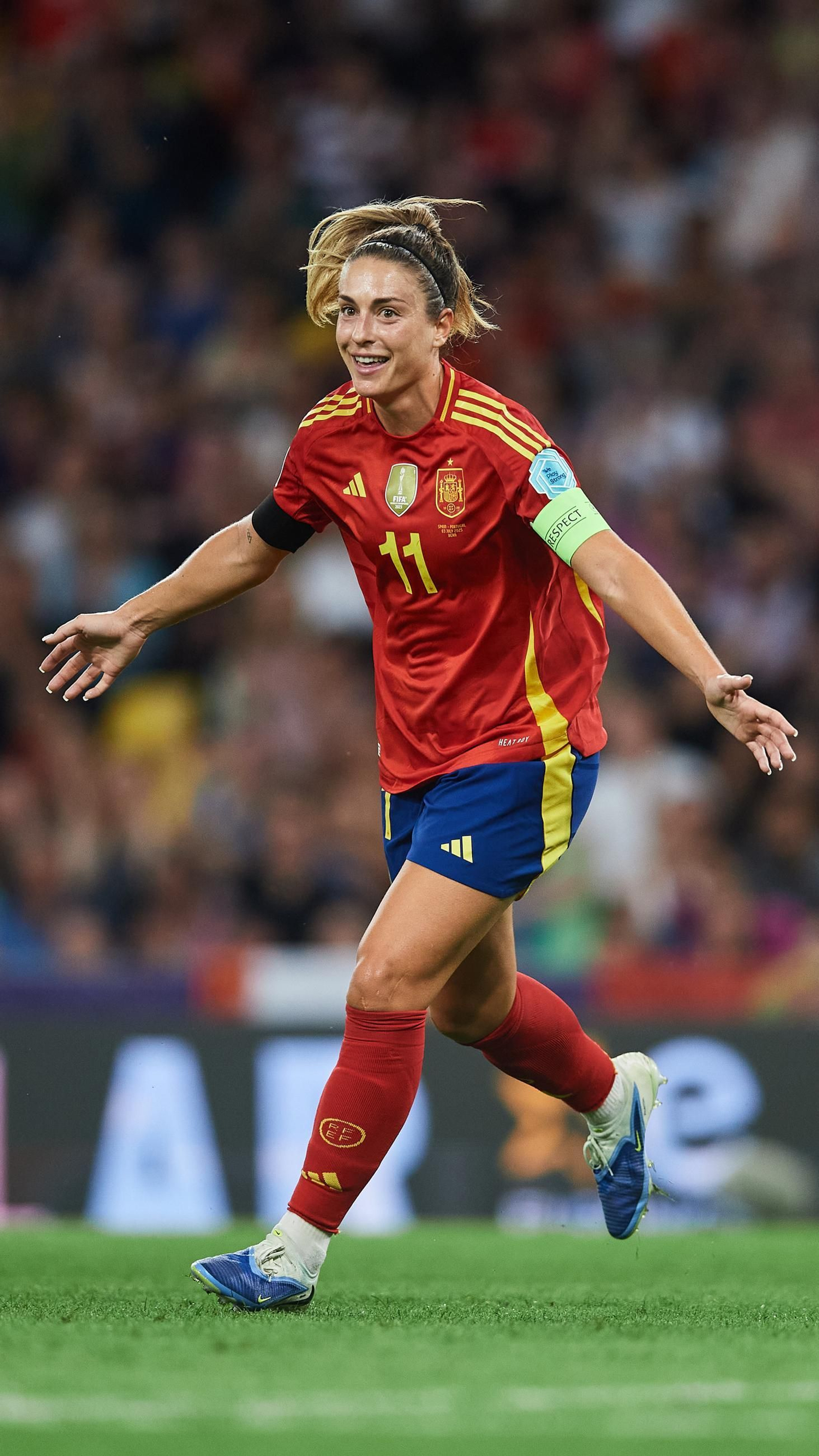 Las fotos del España - Portugal en la Eurocopa femenina