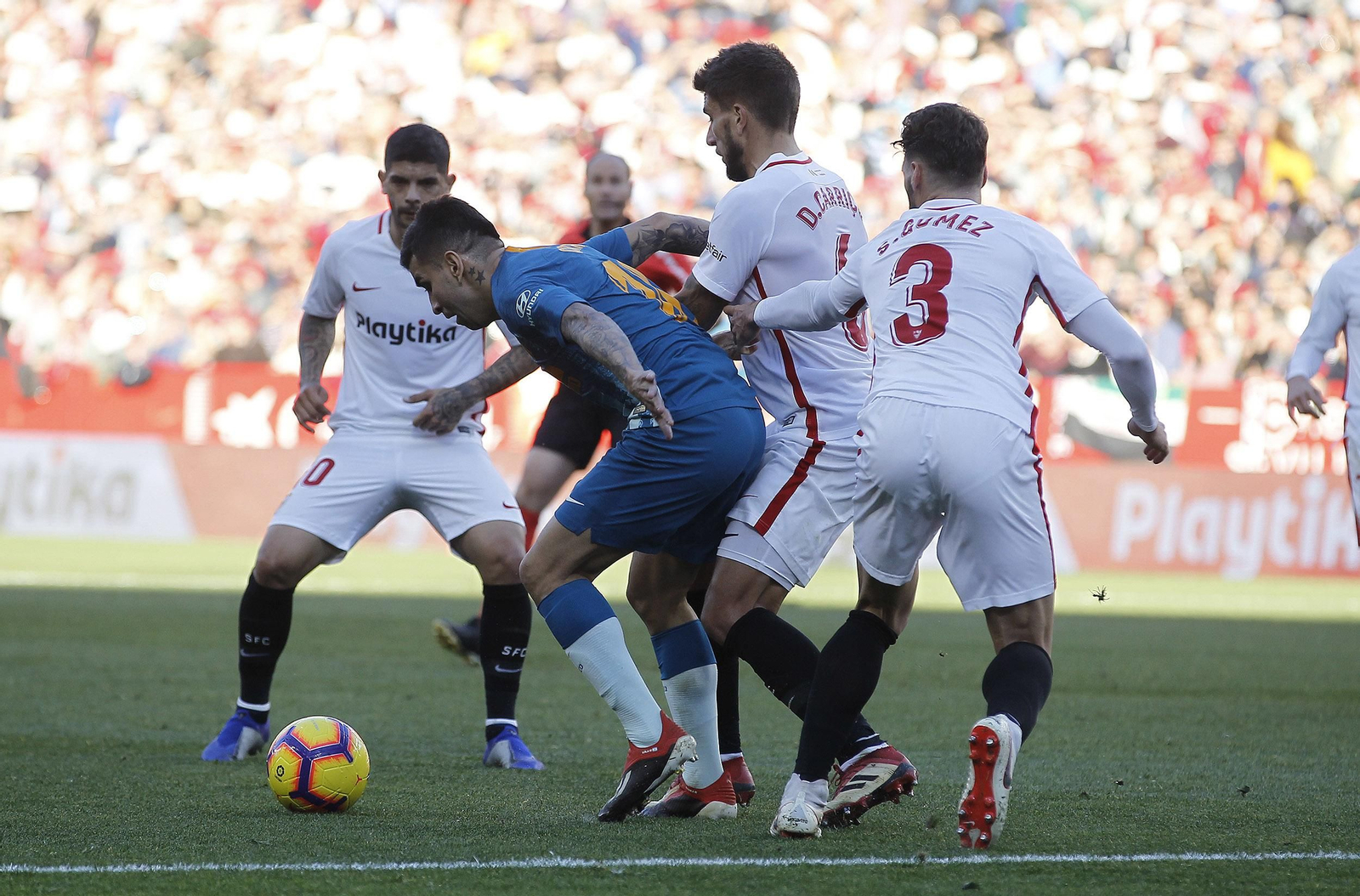 El Sevilla FC-Atlético de Madrid, en imágenes