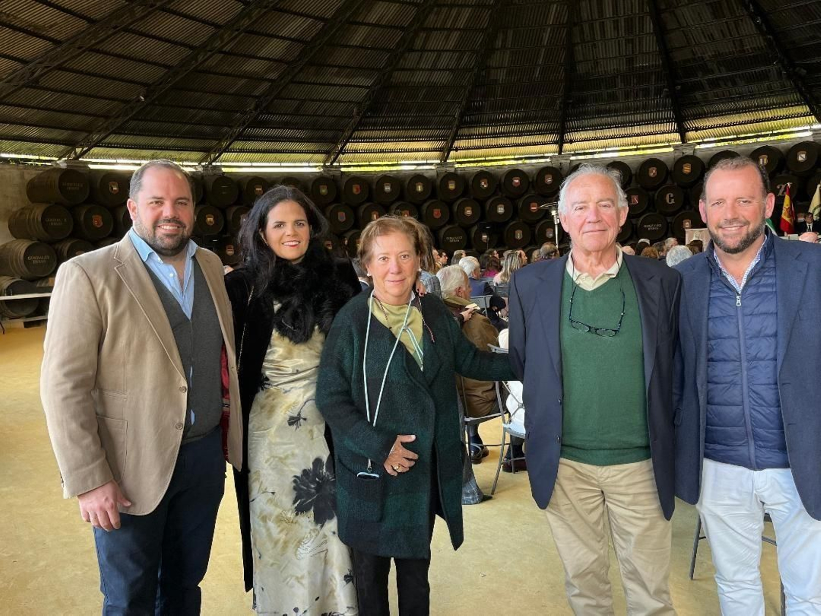 Luis López Bustamante, Ana García Ruiz, Lourdes Caballo, Juan José y José Luis López Caballo.